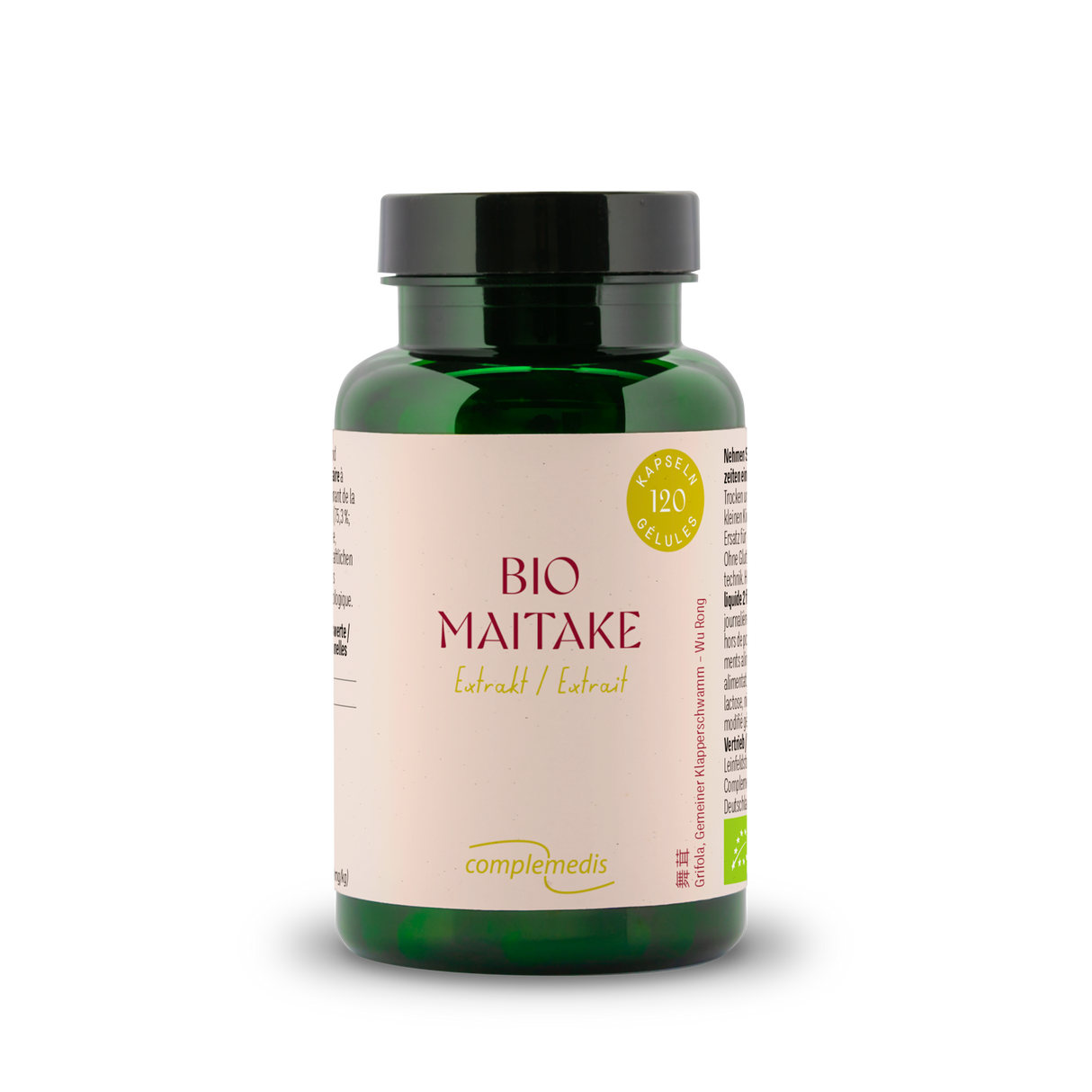 Maitake Extrakt, Bio, Dose mit 120 Kapseln