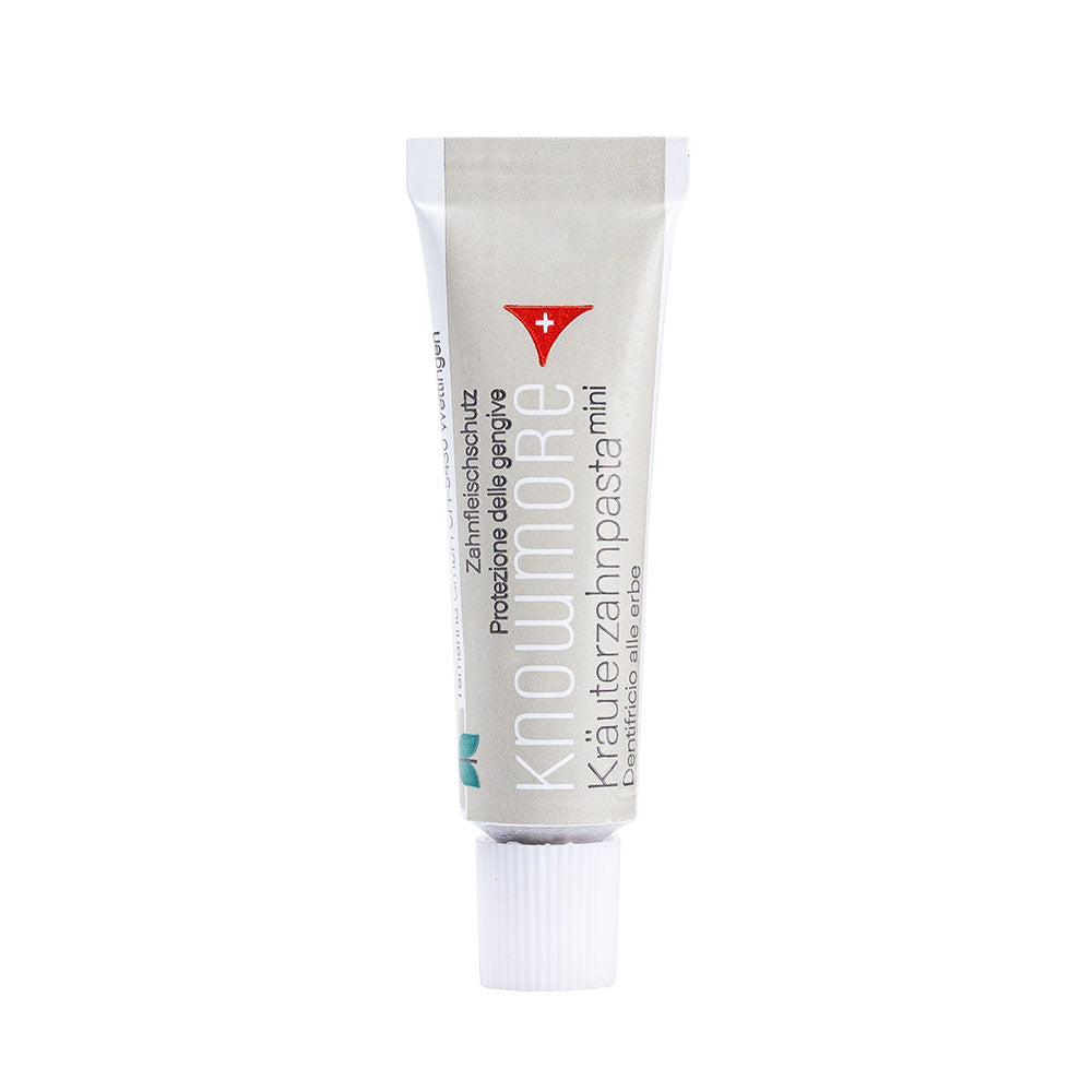 KNOWMORE Anti-Aging Kräuterzahnpasta mini, Tube à 9.3ml