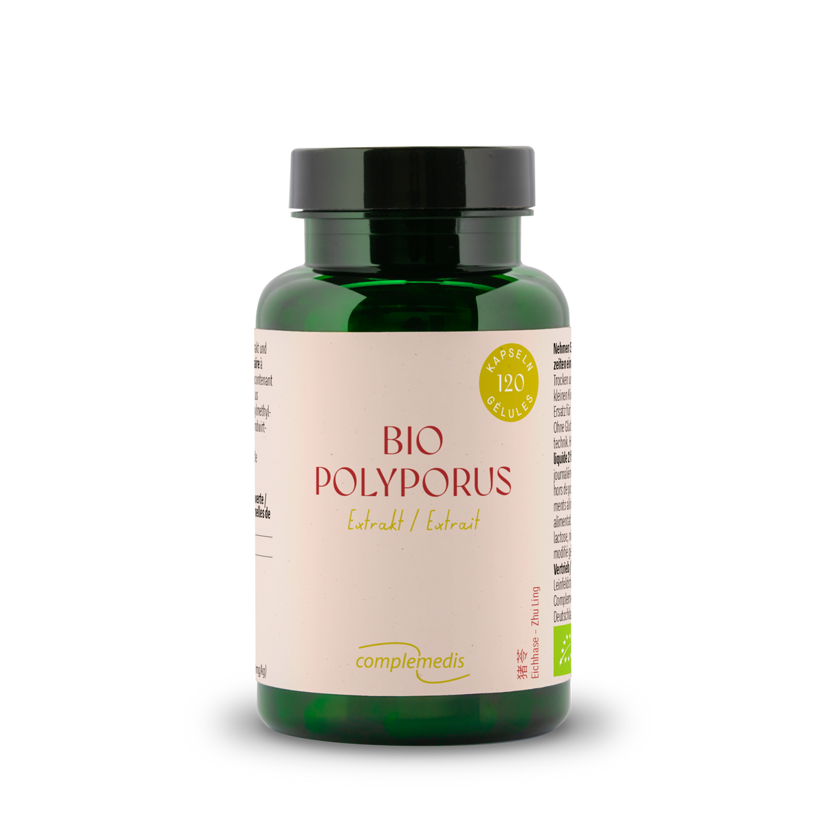 Polyporus Extrakt, Bio, Dose mit 120 Kapseln